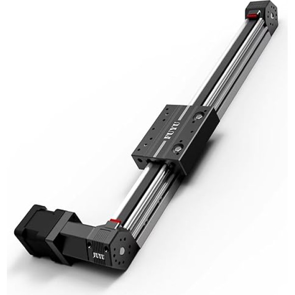 FUYU FPB30 Linear Guide Stage Linear Actuator Table Linear Guides Products Belt Drive Linear Module Linear Step with Nema 17 Stepper Motor for CNC [300 mm Stroke]