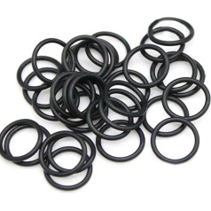 Hardware 10 Stück Nitrilkautschuk-Dichtungsring CS 2,4 mm Außendurchmesser 6 mm–98 mm Wasserhahn-Dichtungsventil, wasserdicht, maschinenölbeständig, NBR-O-Ring, Dichtungen, Packungsscheibe(OD 54mm ID