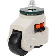 75mm Outer Diameter Adjustable Height M16 Thread Levelling Roller for Workbench Cabinets