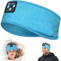 Fulext Sleep Headphones Bluetooth V5.2, Sleep Headphones Headband Soft Elastic Comfortable Bluetooth Headband Headphones for Men Women Teenagers Christmas Father Mother's Day Birthday