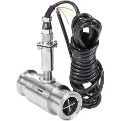 SVGVUBMUC Flüssigkeitsdurchflusssensor 4-20 mA RS485-Signal DN15/20/25/32/40/50 Klemmdurchflussmesser(DN32 SS304)
