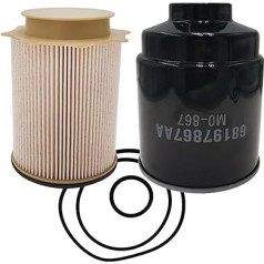 68197867AA 68157291AA Dieselfiltersatz inkl. O-Ring FS53000 Kraftstofffilter 68065608AA