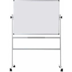 Bi-Office Mobile Rotating Magnetic Whiteboard 120 x 90
