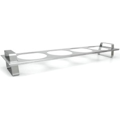 ZiiPa • Tellini Topping Station • Organiser for Pizza Filling • 4 GN Containers 1/6 Stainless Steel • Hygienic Lid • Compatible with Spetina Dough Cans • Optimal Preparation