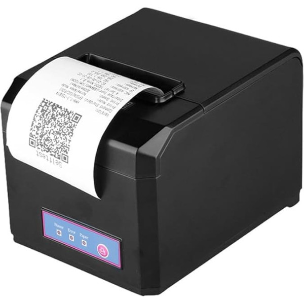 Excelvan kabellos zeilenmatrixdrucker WiFi 300 mm/sec 80 mm auto-cut Thermodrucker Dot ESC/POS Wireless Thermal Receipt Drucker USB Ethernet Port