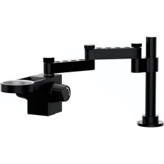 Uqezagpa Microscope Arm Metal Telescopic Foldable 360 Degree Stand Easy Installation for Multifunctional Viewing and Space