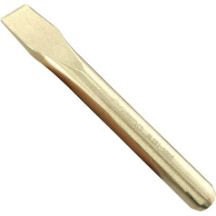 WEDO Nicht Funkelnd Flachmeißel,Klingenbreite 24mm,gehärtet und vergütet,Länge 300mm,Aluminium Bronze,Korrosionsschutz,BAM/FM-Zertifikat,zum Schneiden,Stemmen & Entfernen von Bodenbelägen
