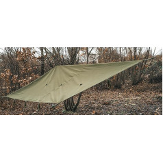 BW Multi-Purpose Tarp Special Forces Tarp RAL7013 Size 1.55 x 2.75 cm