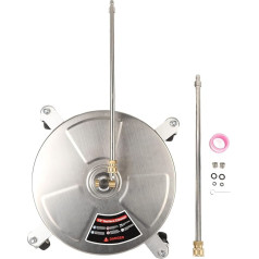 Haofy 15 Inch Pressure Washer Surface Cleaner Professional 4000PSI Surface Cleaner with 4 Wheels 1/4 Inch Quick Coupling Pressure Washer Surface Cleaner