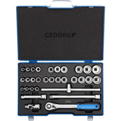 Gedore Socket set 1/2-Inch D 19 Xmau -20