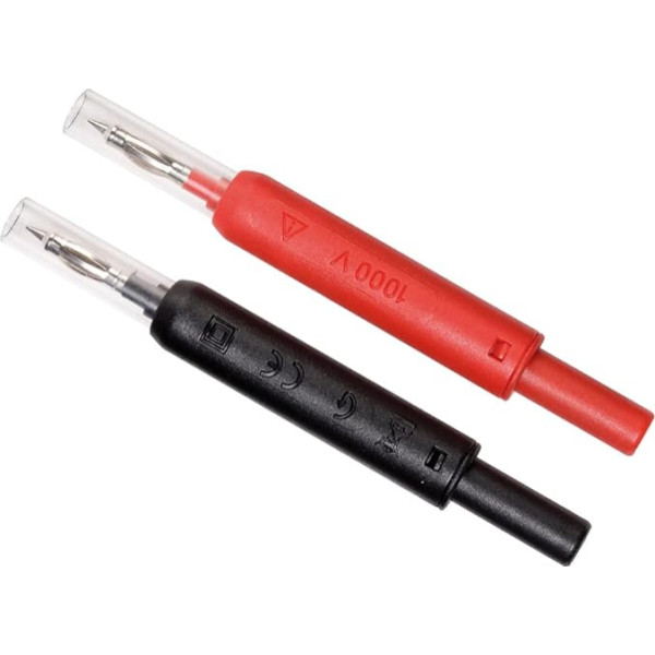 Chauvin Arnoux Set of 2 Test Probes IP2X Diameter 4 mm for Voltage Testers