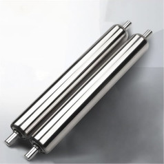 Edelstahl-Förderrollen, 38 mm Durchmesser, 600 mm lang, robuster Ersatz für kommerzielle Förderbänder, ideal für Materialhandhabung und industrielle Verwendung, 2 Stück