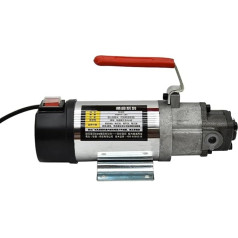 EGTDSFGJA TOP-12A Kleine DC-Motorölpumpe 12V/24V220V Getriebeölpumpe Elektrische Zykloidenpumpe Hydraulikölreduzierer Automatische Betankungspumpe 200W (Size : 24V)