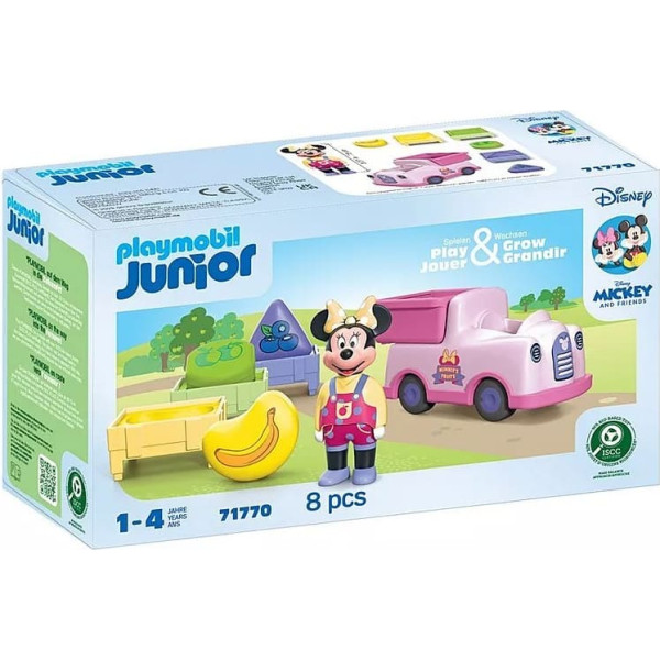 Playmobil Junior & Disney Mickey mouse un augļu šķirotāja figūriņu komplekts