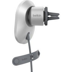 auto lādētājs magsafe qi2 15w, pelēks