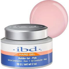 IBD Hard Gel - UV Builder Gel Pink, Pack of 1 (1 x 56 g) - Made in USA - Premium Builder Gel for Gel Nails