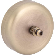 304 Stainless Steel Retractable Washing Line Wire Telescopic Wall Mounted Washing Line Retractable Extendable Washing Line Up to 2.8 m for Indoor and Outdoor Use (Antique Brass)