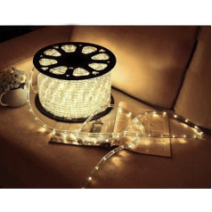 Ollewiellan LED Light Tube Outdoor, 30 m 720 Light Tube, Outdoor Waterproof LED Hose, Warm White with Timer and 8 Modes Light Tube, for Outdoor, Indoor, Party, Wedding, Christmas, Decorative Light