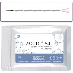 AOCTC Pcl Screw Threads 30G25mm, Pcl Threads for Face Lift, 20Pcs, Produces Collagen