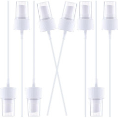 Winsyison 8 x Fine Spray Caps, Plastic Spray Bottle Nozzle, Nozzle Attachments Replacement for Cleaning Solutions, White