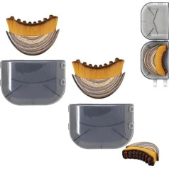 Lymphatic Contour Face Brush, Lymphatic Contour Face Tool, Face Brush for Cleansing and Exfoliation, Ergonomically Designed to Fit Exfoliating and Fatigue (2 Pieces)