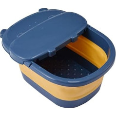 1 Stück Faltbares Fußbadewanne Tragbarer Zusammenklappbarer Fußsoaker für Bessere Durchblutung Hochwertiges Geruchloses Tpe Material für Zuhause und Reisen