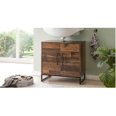 Schildmeyer Prato 156371 Under-Sink Cabinet, Old Style Dark, 60.2 x 33 x 59.6 cm