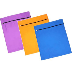 Jumbo Pet Laundry Bag, Prevent Pet Hair from Blocking Washing Machine, Ideal for Dogs, Cats, Horses, Hair Remover, Safe Colour, Multiple Sizes (Blue, Large (80 x 70 cm)