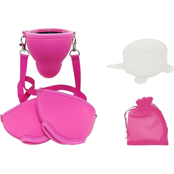 Eff Em Concept WineHolder XL - Wine Glass Holder for Neck with Neck Strap