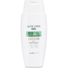 Organic Aloe Vera Gel 99% 150 ml, Very Good Dermatological Rating, Without Fragrances and Dyes, Paraben-Free, No Mineral Oils, Natural Cosmetic, Vegan, Skin and Hair Care, Made in Germany