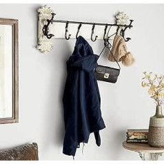 Deco 79 Wall Hook Iron White 33