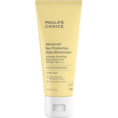 Paula's Choice Advanced Sun Protection Day Cream SPF 50 - PA++++ - Sun Cream SPF - Sun Protection Face without a White Film - Face Cream with Antioxidants - Normal to Dry Skin - 60 ml