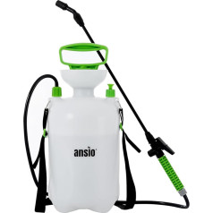ANSIO Garden Pressure Sprayer, 5 l, white green