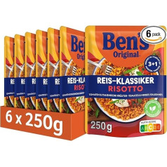BEN'S ORIGINAL Ben's Original Express Risotto Ready Meals Tomatoes & Italian Herbs, 6 Packs (6 x 250g)