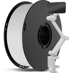 ANYCUBIC ABS Filament 1.75 mm, 3D Printer Filament for Strong and Durable Components, High Temperature Resistant, Intelligent Identification, 1 kg, White