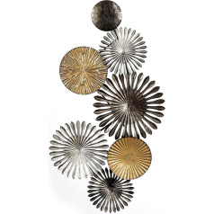 Casablanca Wall Decoration Rustic with Round Objects 88 x 45 cm