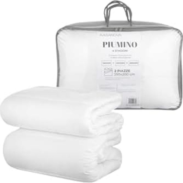 KASANOVA 4 Seasons Double Duvet - White