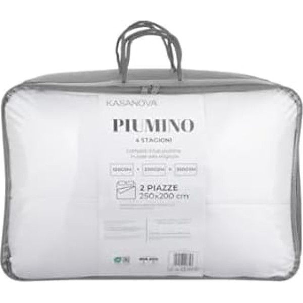 KASANOVA 4 Seasons Double Duvet - White
