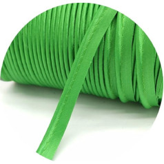 Yalulu 20 Metre Edge Sewing Tape Bias Tape Insert Piping Cord Rope for DIY Patchwork Clothing Sewing Making and Trimming Home Textiles (Green)