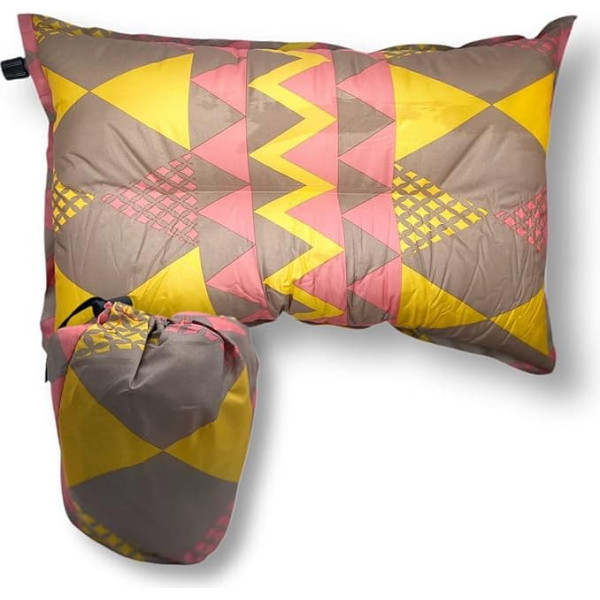 eBoutik - Lightweight, Comfortable, Inflatable Camping or Travel Pillow - Perfect for Stays (Pink)