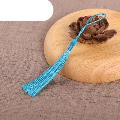 20 Pieces Mixed Colors 8cm Hanging Silk Tassels Fringe Sewing Pony Tassels Key Tassels for DIY Curtain Embellishment