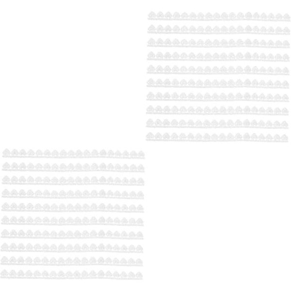 EXCEART 2 Stück Vielseitige Spitzenbesatz-verpackungsspitzenbänder Zum Basteln Dekorative Spitzenbesatz Für Alltags-partybekleidung