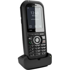Snom M80 IP Office DECT Robust Handset EU/USA VoIP, SIP, Bluetooth, IP65, HD, Alarm Key, Vibration, Perfect for Outdoor Use, Black, 00004424