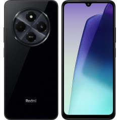 Xiaomi Redmi 14C Portable Smartphone 6.88-Inch Display 4+128GB 120Hz Refresh Rate 5160mAh Battery Life up to 22 Hours Video Playback with Charger, Without NFC (Black)