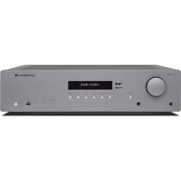 Cambridge Audio AXR100D - 100 Watt Stereo Amplifier with Built-in Phono Preamp, Bluetooth and DAB/FM