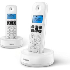 Draadloze Telefoon Philips D1612W/34 1.6 Inch 300 mAh Gap (2 Pieces) White (S0424397)
