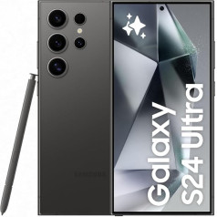Samsung Galaxy S24 Ultra AI Smartphone, Android Mobile Phone without Contract, 12GB RAM/512GB Memory, 200MP Camera, S Pen, Long Battery Life, Titanium Black