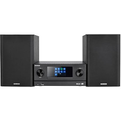 Kenwood M-9000S-B Smart Micro Hi-Fi System with Internet Radio, DAB+, CD/USB and Audio Streaming, Colour Black