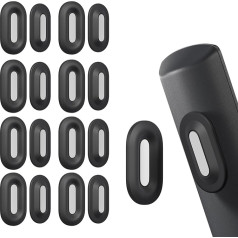 Nearockle 2025 Super Strong Magnetic Remote Control Holder, Double Magnets Self-Adhesive Universal Remote Control Wall Mount Remote Control Storage for TV/Air Conditioners (Pack of 8, Black)