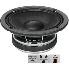 1 Woofer FAITAL PRO 6FE200 6 FE 200 Speaker 16.5 cm 165 mm 6.5 Inch Diameter 130 Watt RMS and 260 Watt Max Impedance 8 Ohm for Home Sensitivity 95 dB 1 Piece + 3 Free Stickers